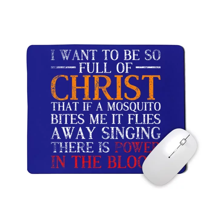 Jesus Christ Devotee Christian Gift Holy Funny Bible Prayer Mousepad