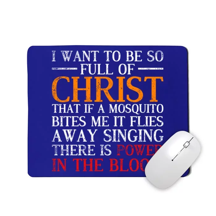 Jesus Christ Devotee Christian Gift Holy Funny Bible Prayer Gift Mousepad