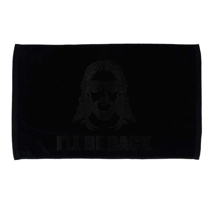 Jesus Christ Design I´ll Be Back Jesus Microfiber Hand Towel