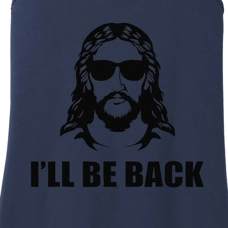 Jesus Christ Design I´ll Be Back Jesus Ladies Essential Tank