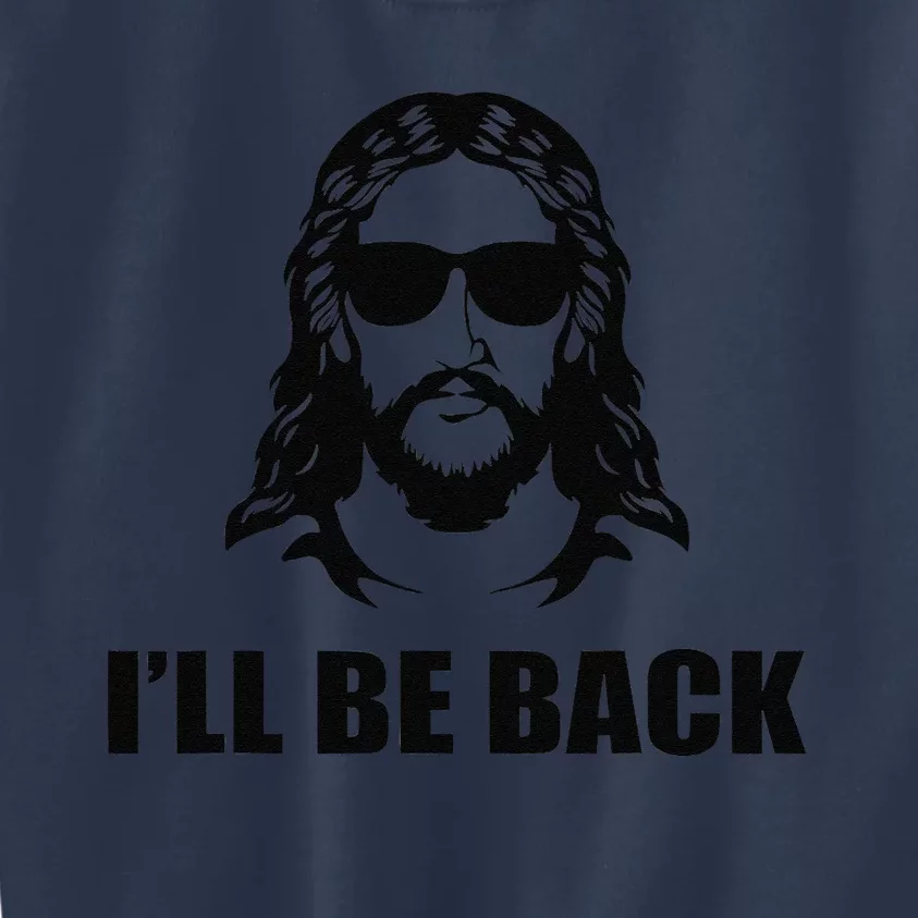 Jesus Christ Design I´ll Be Back Jesus Kids Sweatshirt