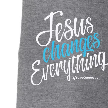 Jesus Changes Everything Premium Gift Doggie 3-End Fleece Hoodie