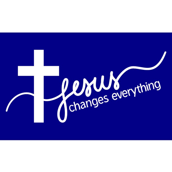 Jesus Changes Everything Cross Bumper Sticker