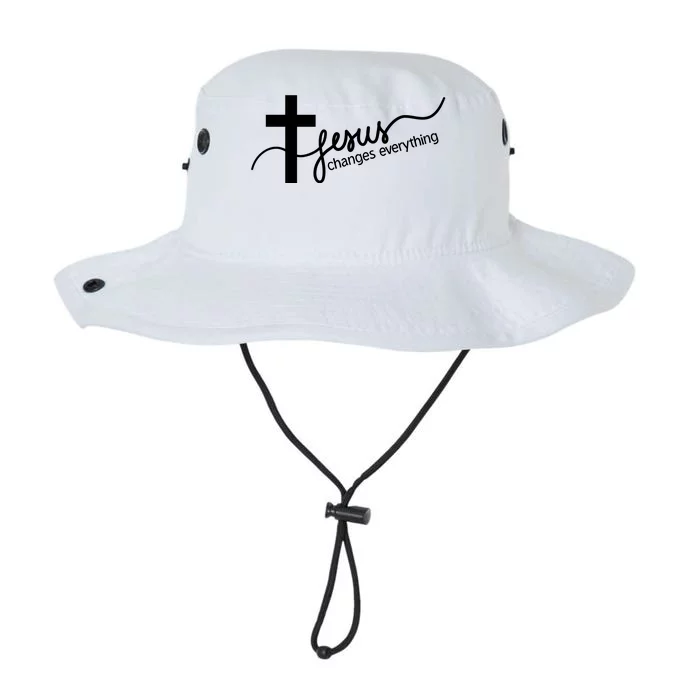 Jesus Changes Everything Cross Legacy Cool Fit Booney Bucket Hat