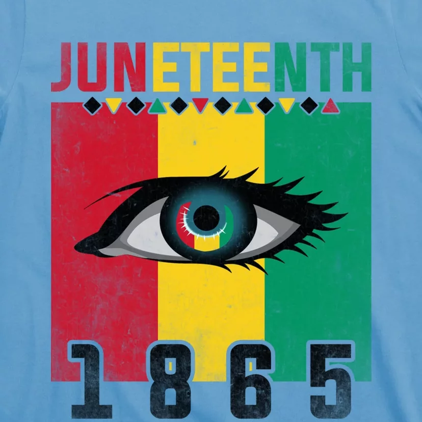 Juneteenth Celebration Eye Black History African American Gift T-Shirt