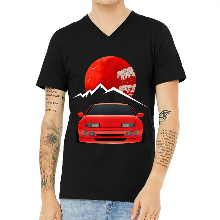 JDM Car Fairlady Z 300zx Z32 Graphic V-Neck T-Shirt