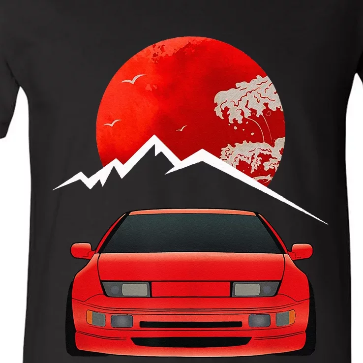 JDM Car Fairlady Z 300zx Z32 Graphic V-Neck T-Shirt