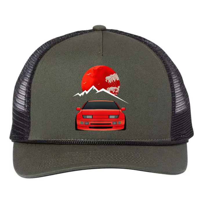 JDM Car Fairlady Z 300zx Z32 Graphic Retro Rope Trucker Hat Cap