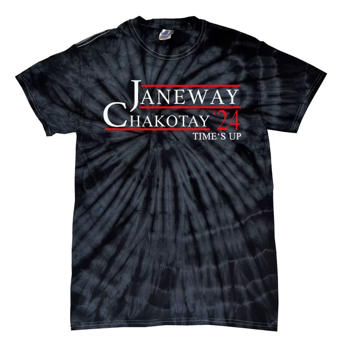 Janeway Chakotay For President In 2024 Tie-Dye T-Shirt