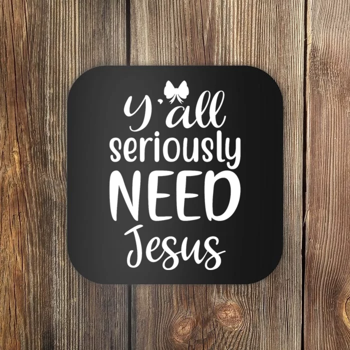 Jesus Christian Faith Religious Apparel Coaster