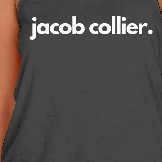 Jacob Collier Fan Merch Women's Knotted Racerback Tank