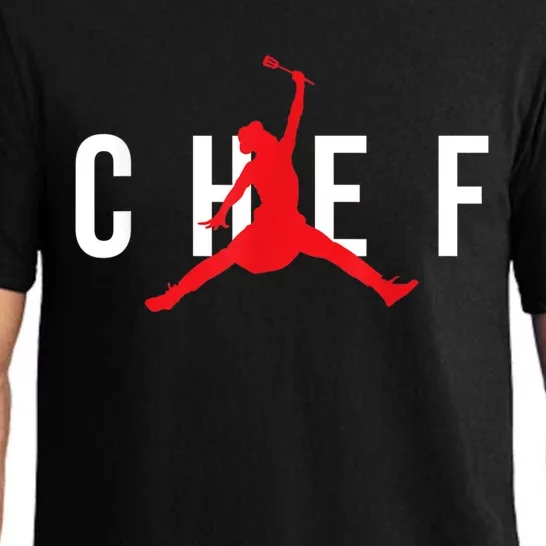 Jumping Chef Funny Cooking Lover Restaurant Chef Cook Pajama Set