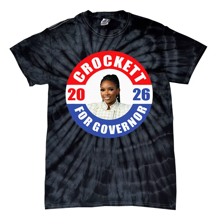 Jasmine Crockett For Democrat Texas Governor 2026 Vote Blue Tie-Dye T-Shirt