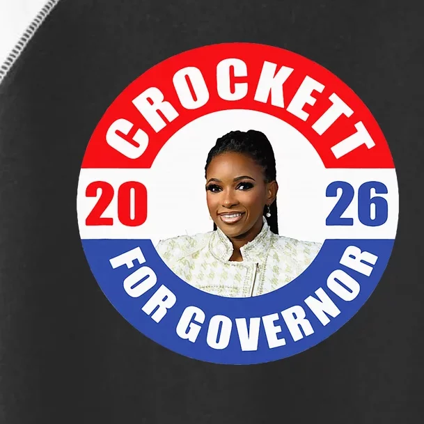 Jasmine Crockett For Democrat Texas Governor 2026 Vote Blue Toddler Fine Jersey T-Shirt