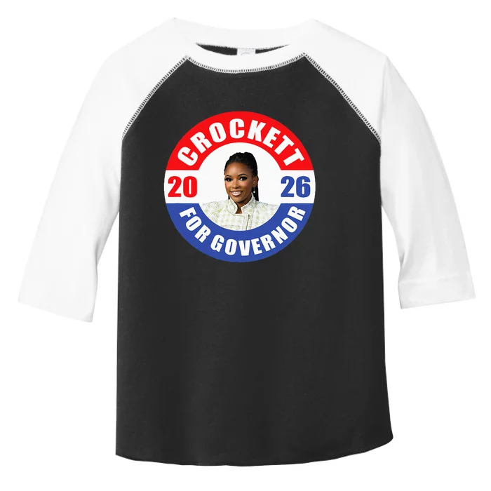 Jasmine Crockett For Democrat Texas Governor 2026 Vote Blue Toddler Fine Jersey T-Shirt