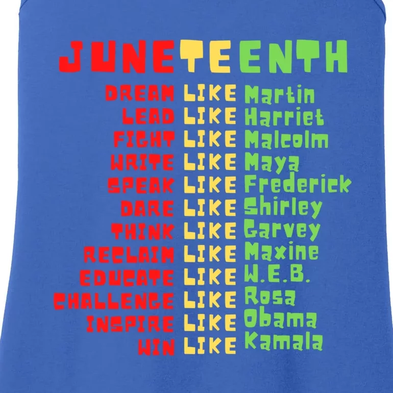 Juneteenth Celebrate Freedom Black Fun Gift Ladies Essential Tank