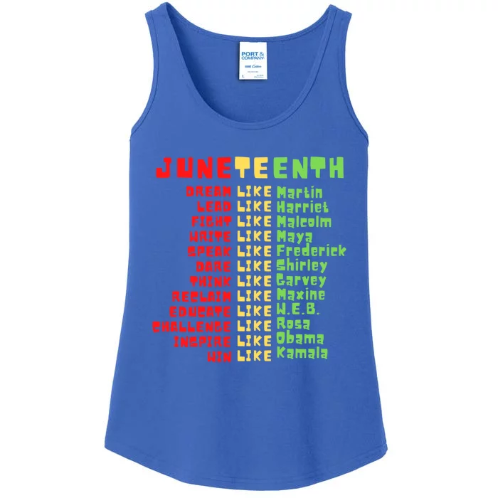 Juneteenth Celebrate Freedom Black Fun Gift Ladies Essential Tank