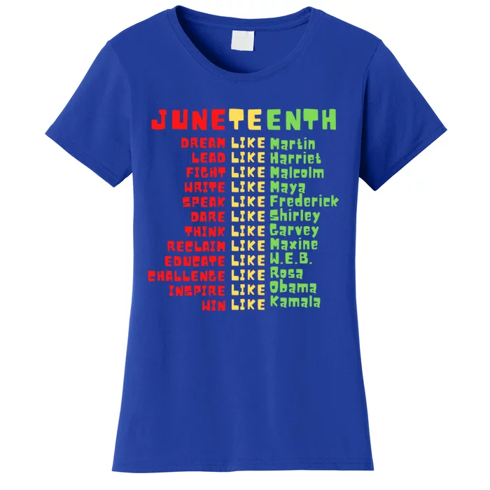 Juneteenth Celebrate Freedom Black Fun Gift Women's T-Shirt