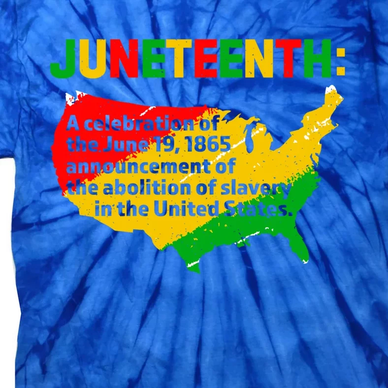 Juneteenth Celebrates Freedom Day African Pride American Gift Tie-Dye T-Shirt