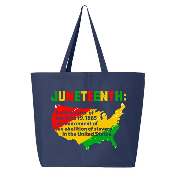 Juneteenth Celebrates Freedom Day African Pride American Gift 25L Jumbo Tote