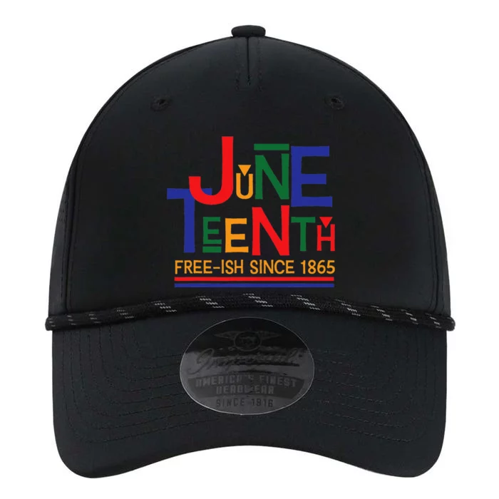 Juneteenth Celebration Freeish Since 1865 Retro Performance The Dyno Cap