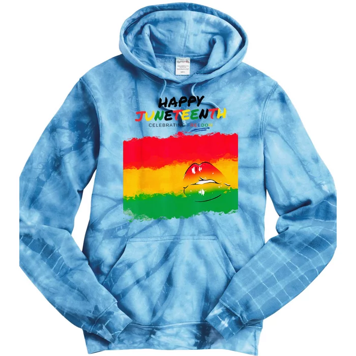 Juneteenth - Celebrating Freedom Tie Dye Hoodie