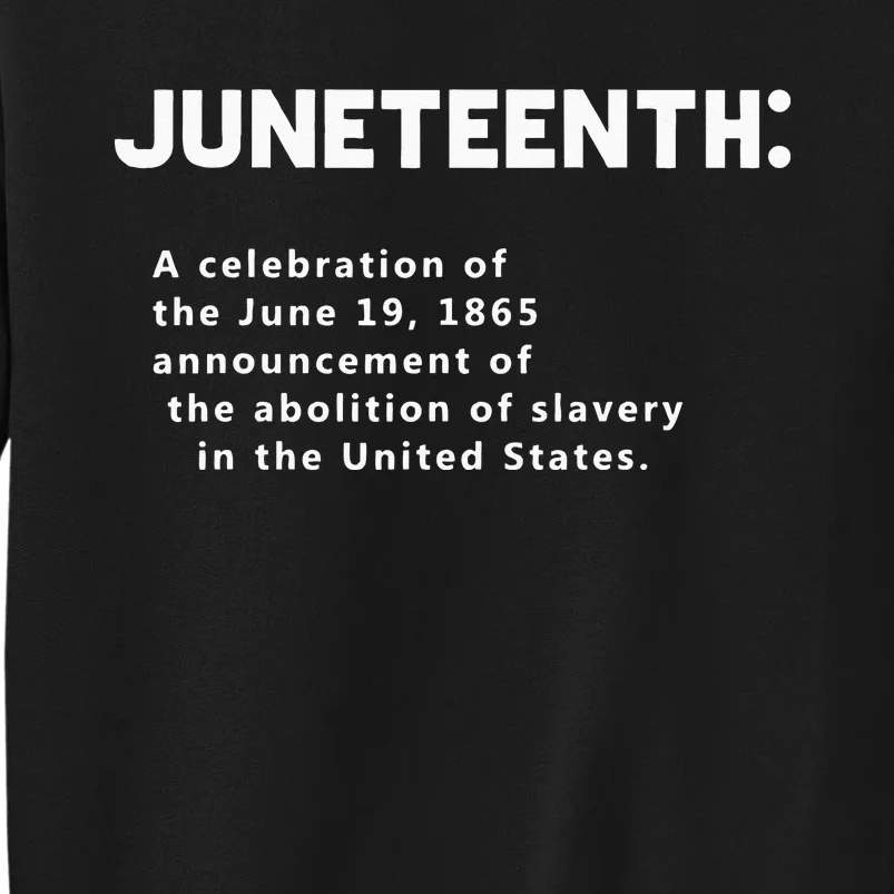 Juneteenth Celebrates Freedom Black African American History Sweatshirt