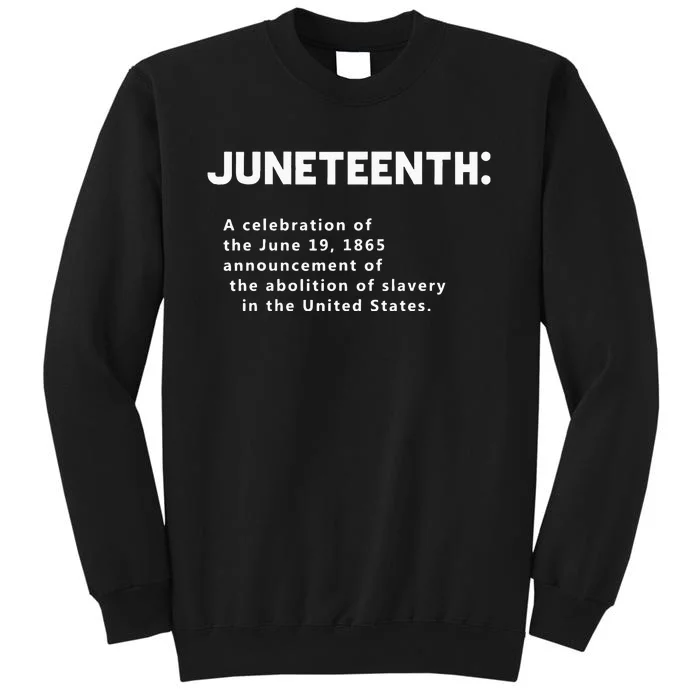 Juneteenth Celebrates Freedom Black African American History Sweatshirt