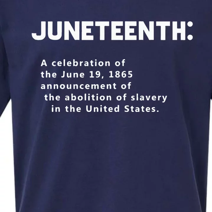 Juneteenth Celebrates Freedom Black African American History Sueded Cloud Jersey T-Shirt