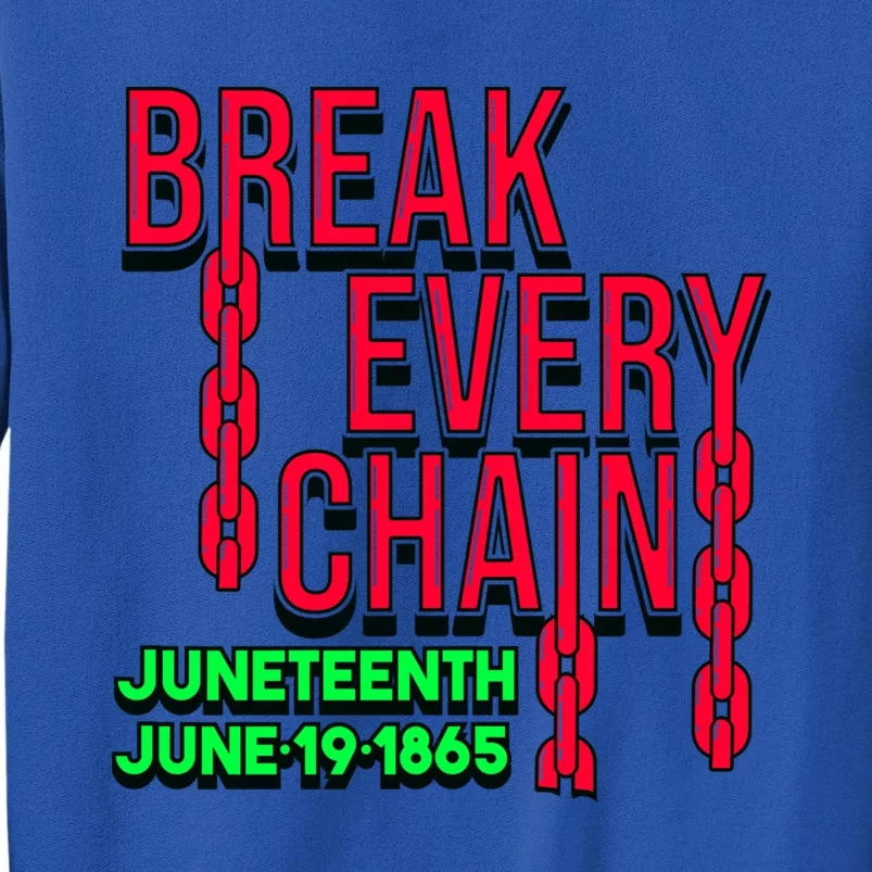 Juneteenth Celebrate Freedom Family Fun Gift Tall Sweatshirt