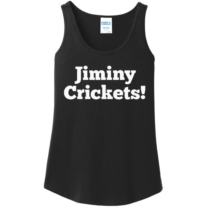 Jiminy Crickets Funny Cursingkids Safe Swear Curse Bad Word Ladies Essential Tank