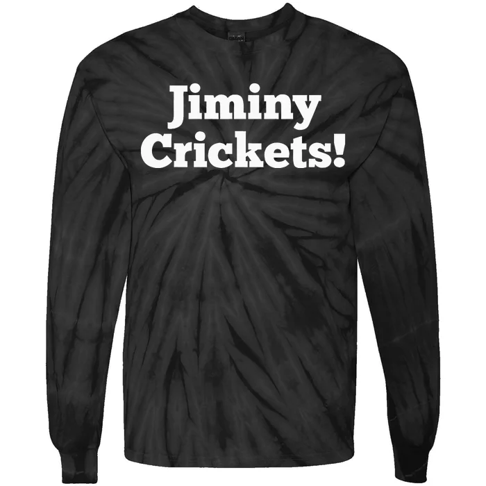 Jiminy Crickets Funny Cursingkids Safe Swear Curse Bad Word Tie-Dye Long Sleeve Shirt