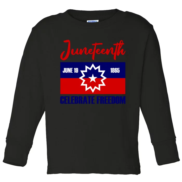 Juneteenth Celebrate Freedom Black Women Boy Girl Toddler Long Sleeve Shirt