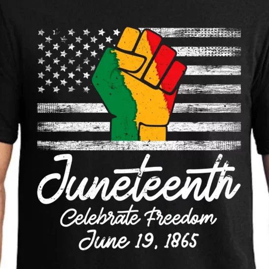 Juneteenth Celebrate Freedom June 19th Black History 1865 Gift Pajama Set