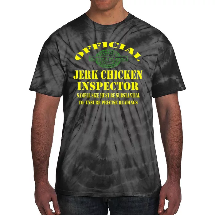 Jerk Chicken Favorite Jamaican Cuisine Dish Tie-Dye T-Shirt