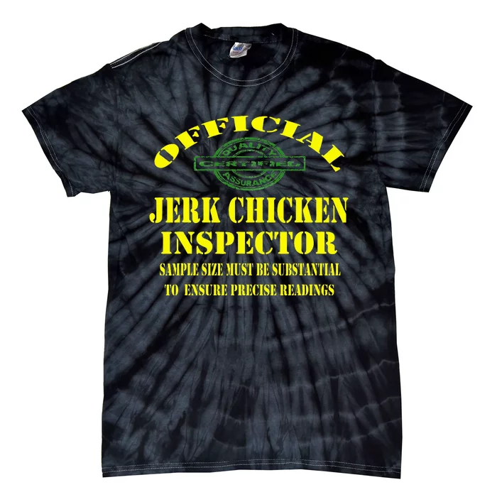 Jerk Chicken Favorite Jamaican Cuisine Dish Tie-Dye T-Shirt