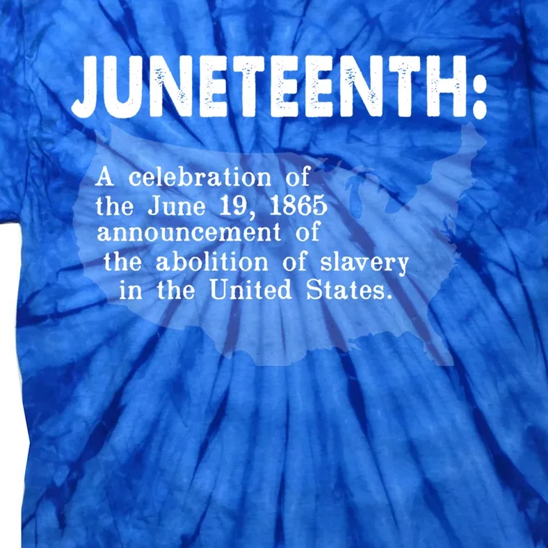 Juneteenth Celebrates Freedom Black African Pride Melanin Gift Tie-Dye T-Shirt