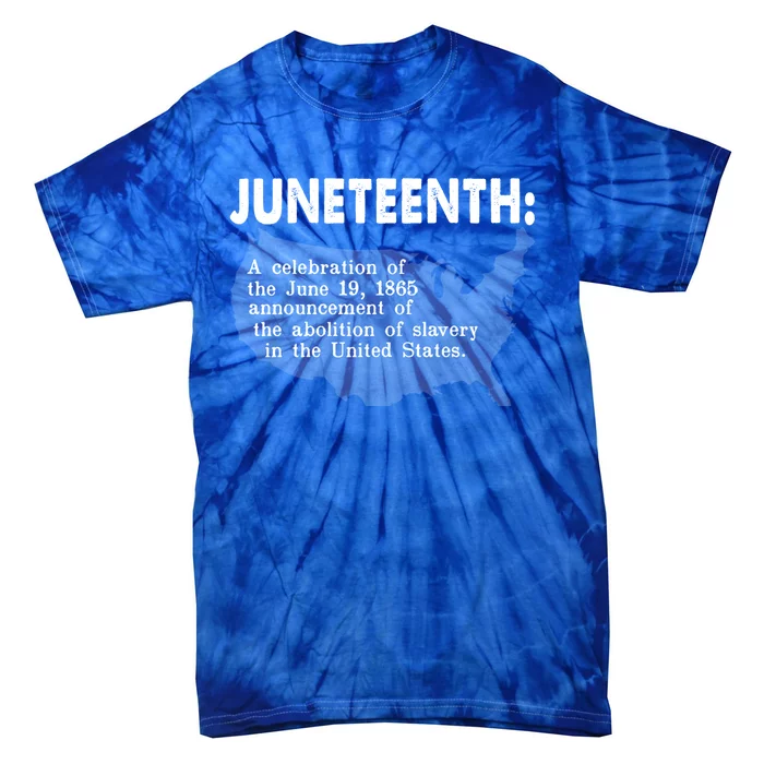 Juneteenth Celebrates Freedom Black African Pride Melanin Gift Tie-Dye T-Shirt