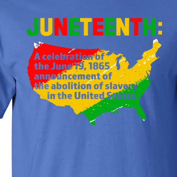 Juneteenth Celebrates Freedom Day African Pride American Cool Gift Tall T-Shirt