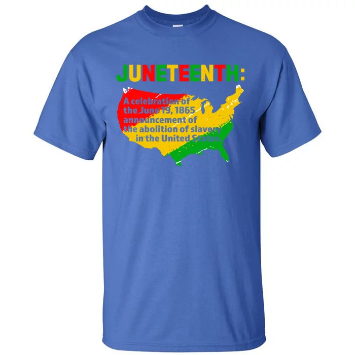 Juneteenth Celebrates Freedom Day African Pride American Cool Gift Tall T-Shirt