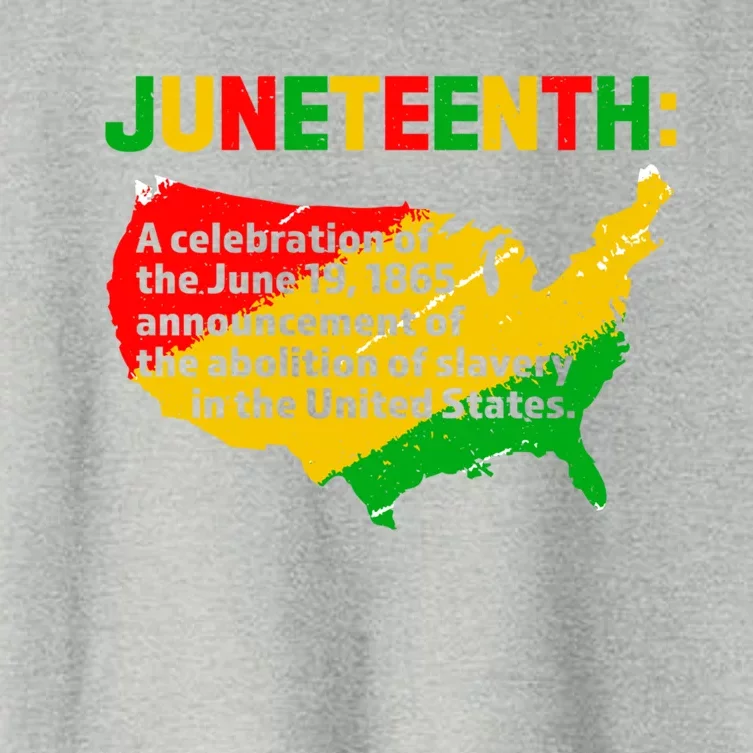 Juneteenth Celebrates Freedom Day African Pride American Cool Gift Women's Crop Top Tee