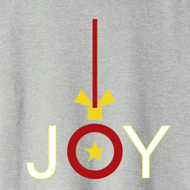 Joy Christmas Gift Women's Crop Top Tee