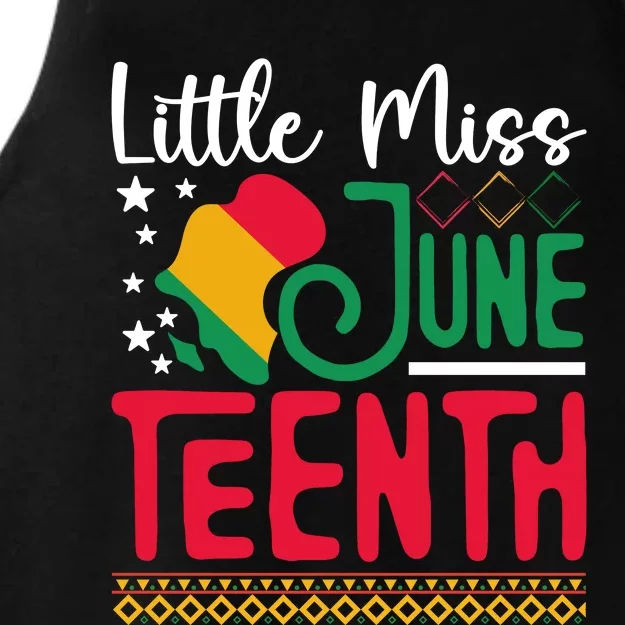 Juneteenth Celebration Graphic Ladies Tri-Blend Wicking Tank