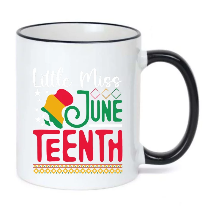 Juneteenth Celebration Graphic Black Color Changing Mug