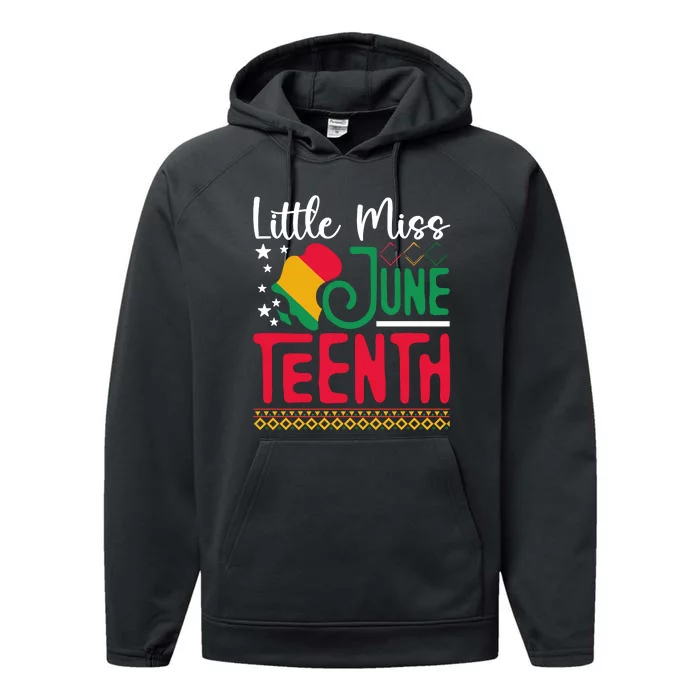 Juneteenth Celebration Graphic Performance Fleece Hoodie