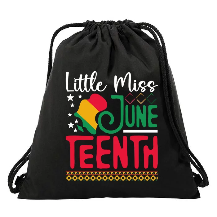 Juneteenth Celebration Graphic Drawstring Bag