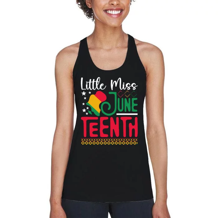 Juneteenth Celebration Graphic Women's Racerback Tank