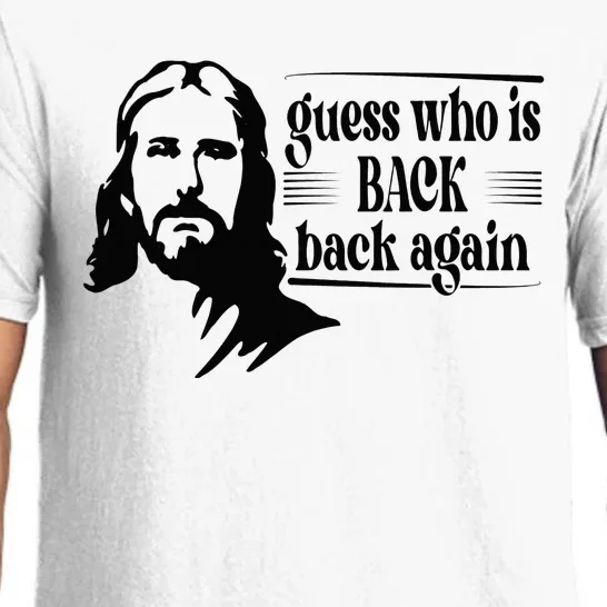 Jesus Christian Guess Who's Back Happy Easter Pajama Set