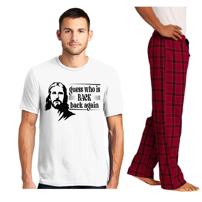 Jesus Christian Guess Who's Back Happy Easter Pajama Set