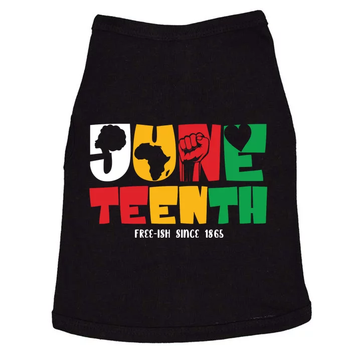 Juneteenth Celebration Graphic Doggie Tank